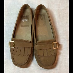 UGGs. Moccasins, Size 9.